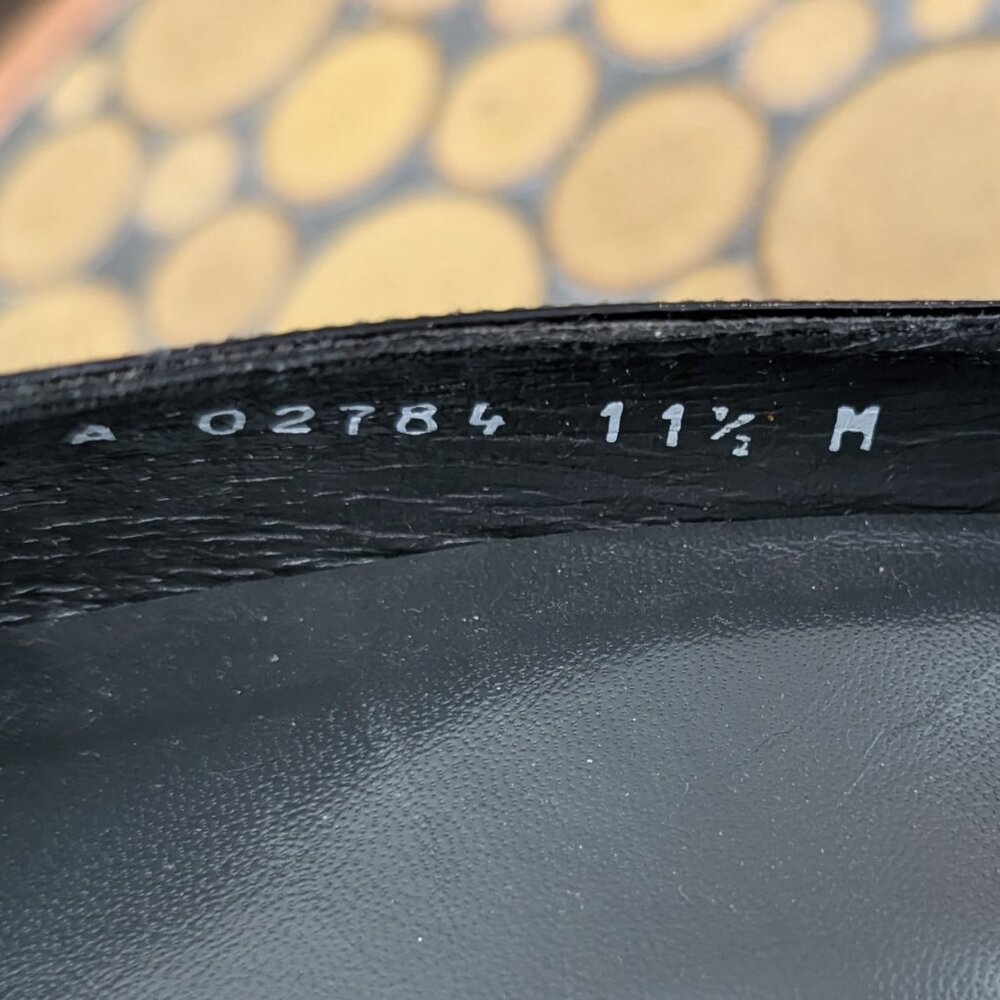 Stuart Weitzman Black Patent And Jute Wedges 11.5… - image 3